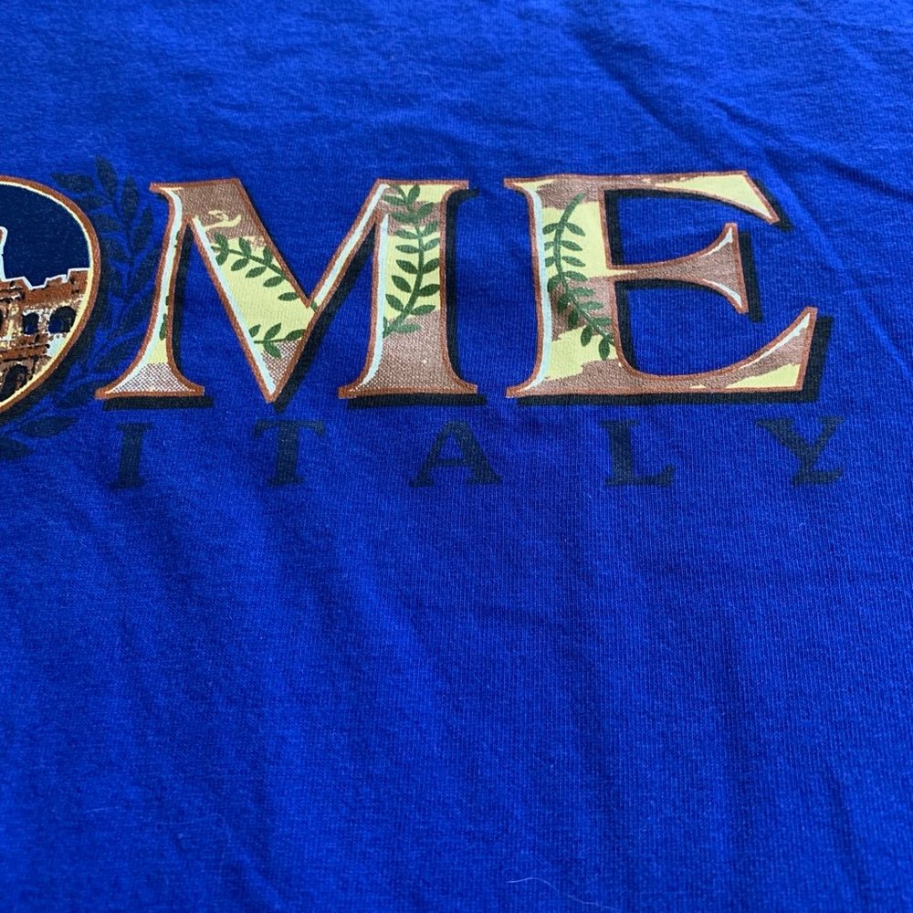 Vintage Y2K Deadstock Rome Italy Princess Cruises Travel Oversized Graph… - Picture 8 of 13
